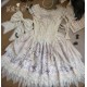 B.Dolly The Nightingale Of Courtyard JSK with detachable Lace Feather Hem(Pre-Order/Full Payment Without Shipping)